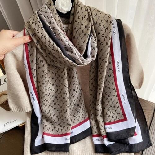 2020 Brand Autumn winter women beach quality shawl cotton scarf lady fashion scarves bandana pashmina wrap hijab muffler