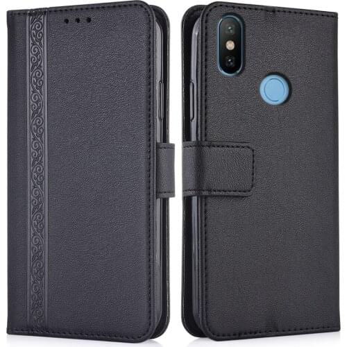3d Embossed Leather Case for Xiaomi Redmi Note 5 Pro case Redmi Note5 global Back Cover Wallet Case With Card Pocket