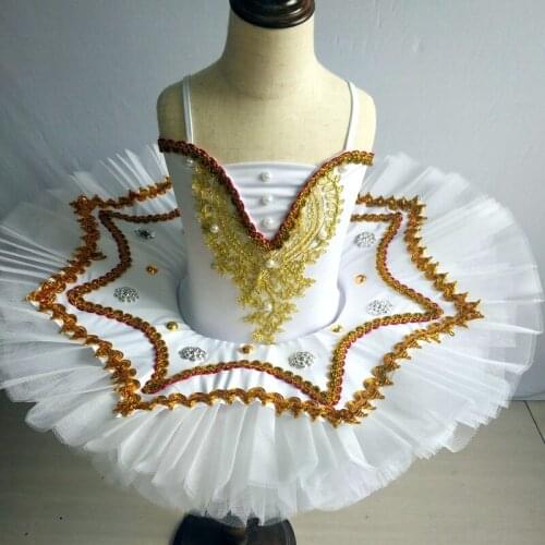 Ballet tutu child White Swan Lake Professional Ballet Tutu Dancewear Girls Dance Costume Performance Ballet Dress For Children