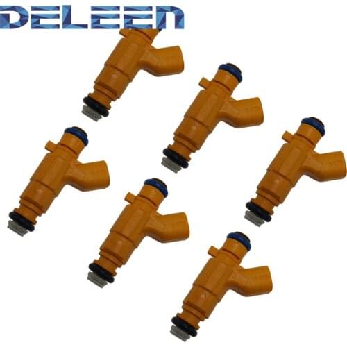Deleen 6X Fit Opel Saab LP9 A28NET Z28NET B284 2.8 Turbo 0280156129 Fuel Injectors Car Accessories