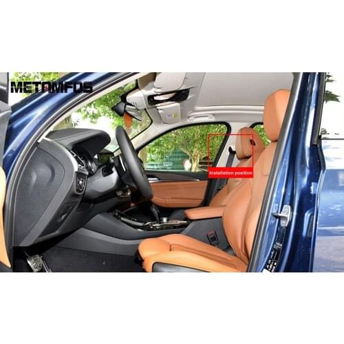 For BMW X3 2018 2019 Inner Accessories ABS Matte Safety Seat Buckle Belt Adjust Control Decorate Cover Trim Sticker Car Styling