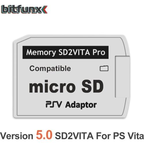 Version 5.0 PSVita Game Card PSV 1000/2000 Adapter SD2VITA For PS Vita Memory TF Card 3.60 System SD Micro SD card