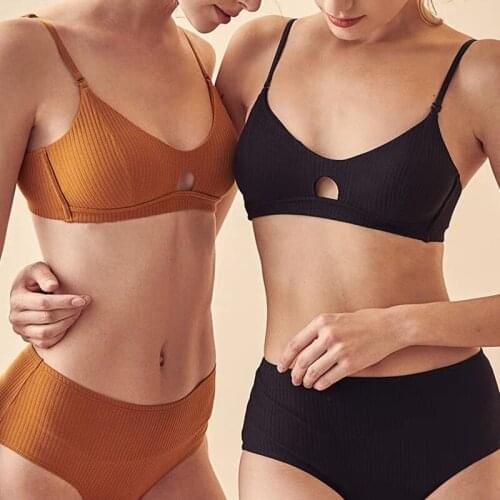 Sexy Women Bra Set Bralette Lingerie Big Breast Size Push up Brassiere Cotton Underwear Brief Lady Top Bh Panties Bralette Hot