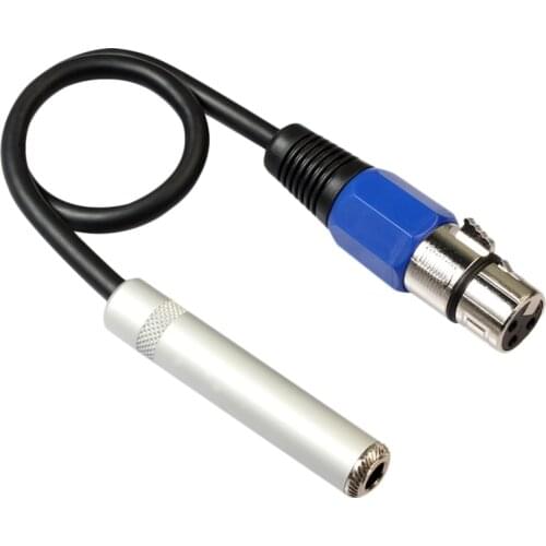 Pin Plug 6.35Mm 1/4 Inch Trs To Xlr Male To Female Cable 3 Pin Female Socket Xlr Adapter For Stereo Microphone Cable o Cord