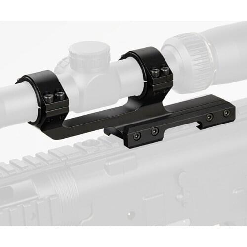 PPT Rifle Scope Mount Dual Ring 25.4MM 6063 Aluminum Black Color For 21.2mm Rail For Outdoor Hunting OS24-0200