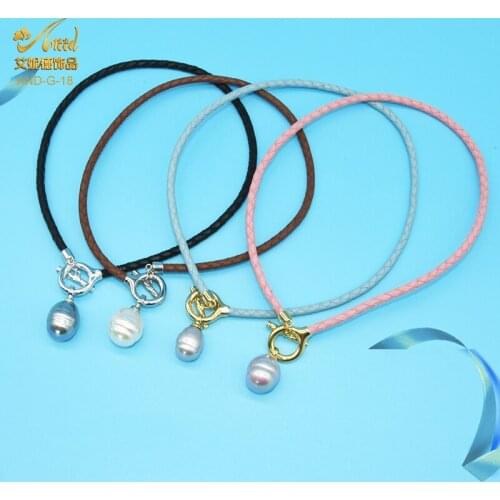 Fashion Couple Chain Necklace Pearl Pendants For Women Short Rope Choker Jewelry Clavicle Charm Accessories Female Birthday Gift