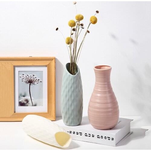 PGY Plastic Flower Vases