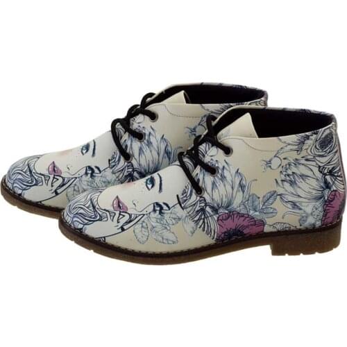 Digital printed women hashpapi boots