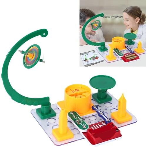 Space Gyroscope Toy Physics Experiment Equipment Electronic Spinning Top Assembly Scientific Exploration Teaching Props Toy