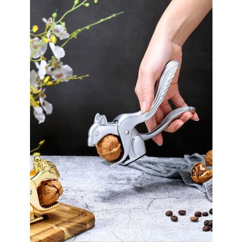 New Squirrel Shape Almond Nut Pecan Nuts Nutcracker Opener Sheller Kitchen Tool Hazelnut Walnut Pliers Sheller Clip Clamp Plier