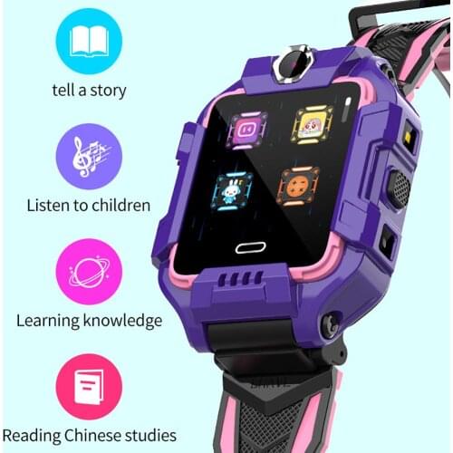 Children 4G Pluggable Card With Camera WiFi Phone Watch Smart GPS Positioning Wrist Watch Sports Fitness Tracker Kids Gifts