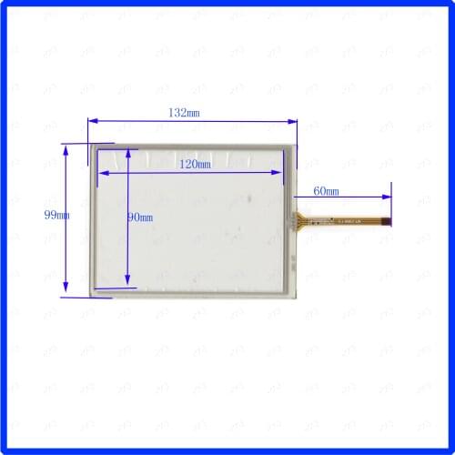 ZhiYuSun MT2661 5. 7inch Touch Screen glass resistive USB touch panel overlay kit 132*99 TOUCH SCREEN