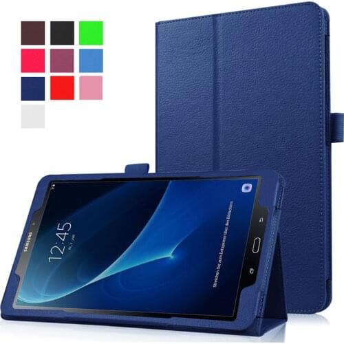 Tab S6 Lite P610 Case for Samsung Galaxy Tab A A6 10.1 2016 T580 SM-T580 T585 PU Leather Funda for samsung Tab A7 10.4 T500 Capa