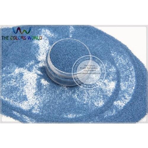 TCH607 0.2MM Size 008 Mate Blue Colors fine glitter dust for nail Art or other DIY decoration