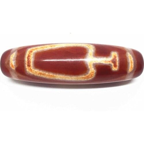 AAA Grade Tibet Beads Red Natural Agate Treasure Vase 15mm*55mm Pendant Powerful Amulet Tibetan Dzi Beads DIY Pendant