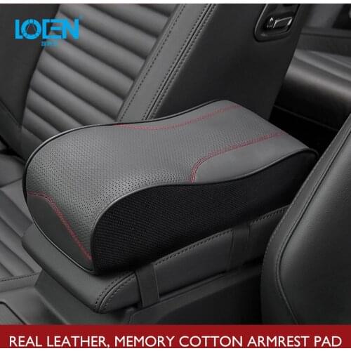 Genuine Leather Universal Auto Armrests Car Center Console Arm Rest Seat Car Armrest Pad Box Pad Vehicle Protective Car Styling