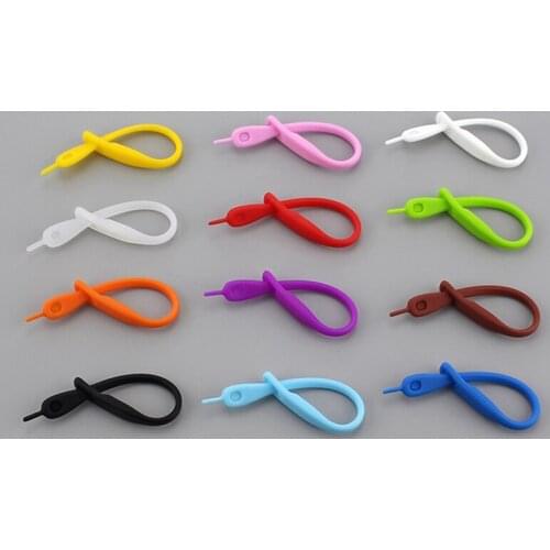 12pcs/set Colorful Silicone Wine Glass Bottle Drink Cup Marker Party Tags Cup Identify Label Random Color