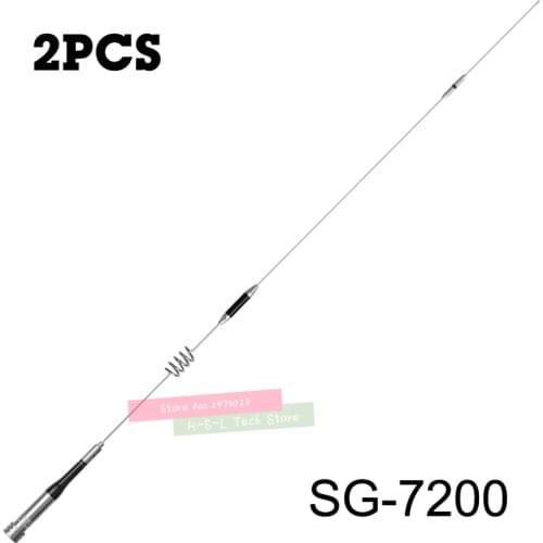 2PCS UV Dual Band 144/430MHz Mobile Radio Antenna High Gain Antenna For Walkie Talkie Car Radio PL259 Car intercom Antenna