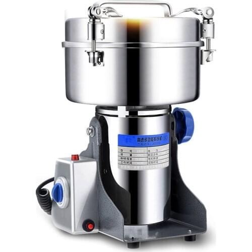 2500g Swing Type Stainless Steel Grinder Machine Herbal Powder Miller Commercial Dry Food Grain Crusher