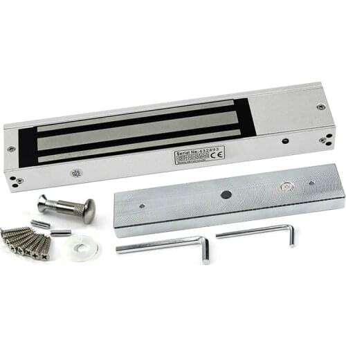 280KG (600lbs) Access Control Electric Magnetic Door Lock 12V Electric Lock Holding Force High Quality