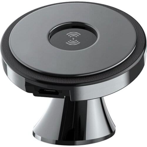 Washable 10W Qi Wireless Car Charger Phone Holder Paste Absorption Technology Universal Fast Wireless Charging Stand with Cable