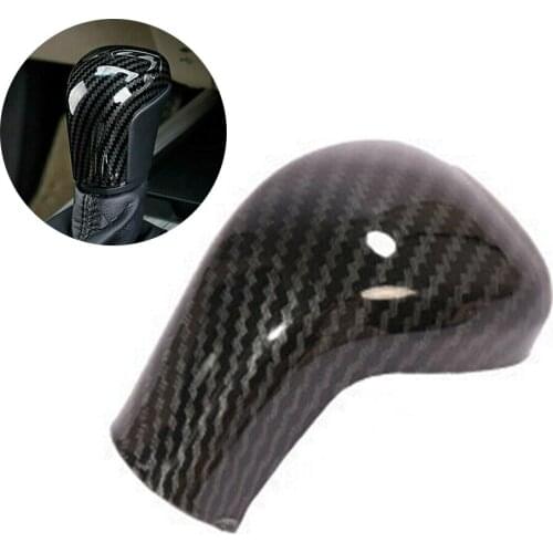 Car Style LHD ABS Carbon Fiber Speed Gear Shift Knob Cover Cap Sticker Trim For Toyota Corolla 2019 2021