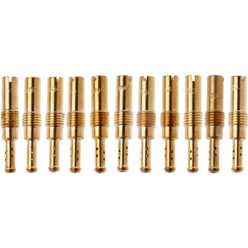 QILEJVS 32/33/35/38/40/42/45/48/50/52/55 Slow Pilot Jet Vice Injector Nozzle For CB GY6 KOSO OKO PE CVK FCR Carburetor