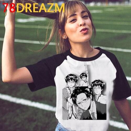 Saiki k t shirt women grunge kawaii casual top tees t shirt kawaii plus size