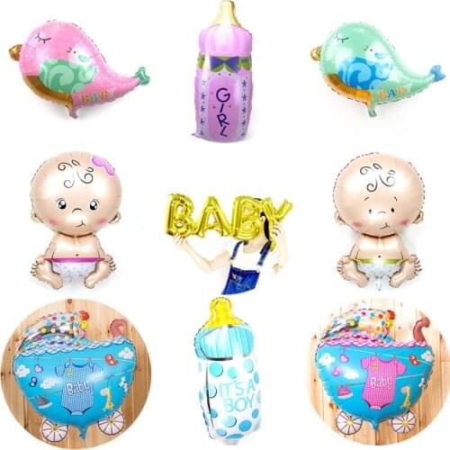 KAMMIZAD 1pc OH baby balloons its a boy ballons its a girl decoration for 1st birthday accessories globos baby shower supplies