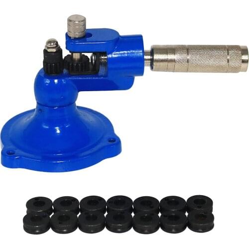 Ring Stretcher with 14 Dies for Prong and Stone Set Rings Jewelry Making Repair Metal Forming Tool