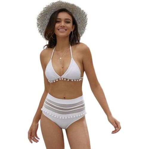 Feshion Womens Sexy Bikini Set Hot Stamp Sport Swimwear Push-Up Padded Swimsuit Two Pieces biquinis feminino DZA101