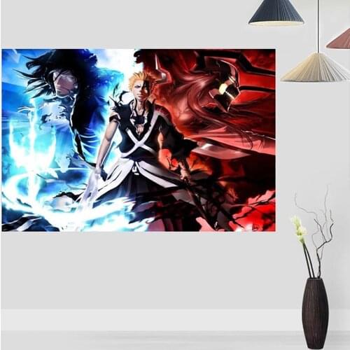 Wall Art Canvas Prints 1 Piece Bleach Animation Painting Home Decoration Pictures Modular Frame For Living Room Poster Artwork