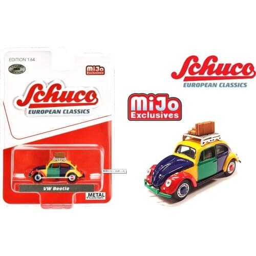 NEW Schuco 1:64 VW BETTLE Kafer Harlekin european classics LIMITED rubber tire Die-casting metal car model MiJO 2020 K1320