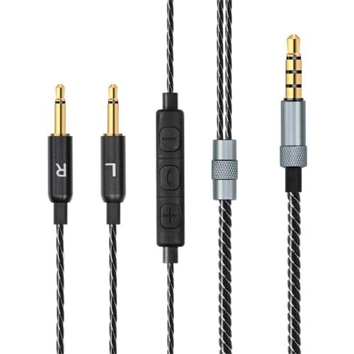 OFC Aux 3.5mm Replacement Stereo Audio Cable Extension Cord Wire for Sennheiser HD477 HD497 HD212 PRO EH250 EH350 Headphones