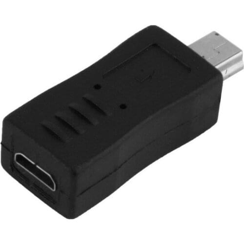 Micro USB Male To Mini USB Female Adapter Connector Converter Adaptor for Mobile Phones MP3 300pcs/lot