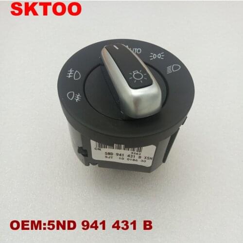 SKTOO For Volkswagen Touran Tiguan Jetta Suteng Golf 6 Headlamp Switch AUTO Auto Headlamp Switch 5ND 941 431 B