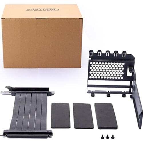 PHANTEKS Anti Interference GPU graphics card Extension Line Computer PCIe3.0 X16 Vertically VGA Card Bracket Suit 7 Slot Mount