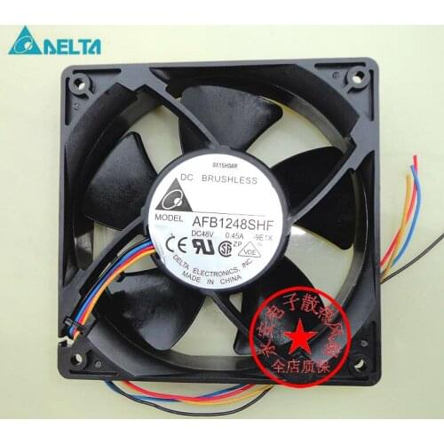 Delta Electronics AFB1248SHF 9E1X Server Cooling Fan DC 48V 0.45A 120x120x32mm