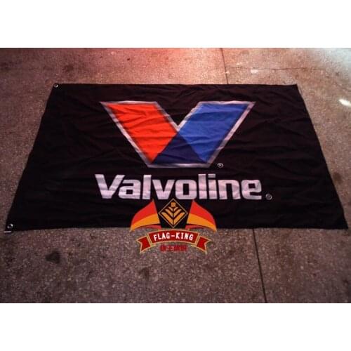 Valvoline LOGO brand flag, 100% flag king polyster