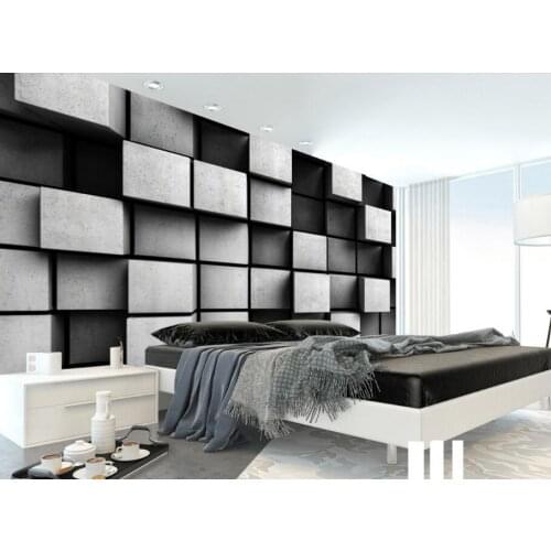 Custom 3D papel de parede,Geometric cube,modern murals for childrens room living room wall background wall waterproof wallpaper