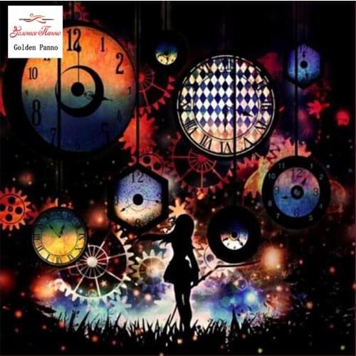 Diamond Painting Full Square 5D Diy Daimond Embroidery Diamant Mosaic Sale Displasy Broderie Diamant Time with the girl 01