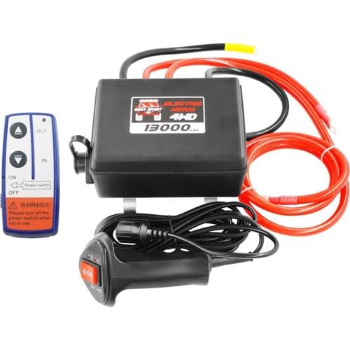 Winch control box with wireless remote control controller relay winch accessories