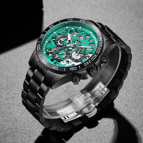 WISHDOIT 2021 New Mens Casual Sports Watch Top Luxury Brand Mens Watch Waterproof Luminous Stainless Steel Mens Wrist Watch