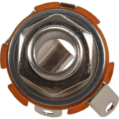 Guitar Parts & Accessories Switchcraft 1/4 6.35mm 2-Conductor Mono Chassis Guitar Jack Input Output