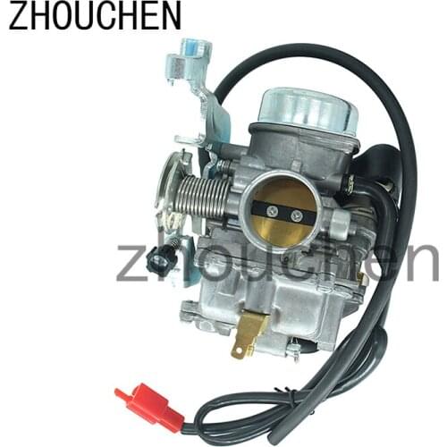 Keihin PD31 31mm Electric Trottle Carburetor for Chinese 300cc Feishen Linhai Moped Scooter ATV Motorcycle HK-104-1