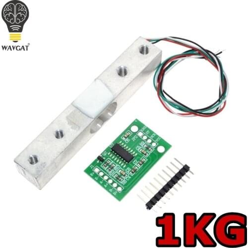 WAVGAT Digital Load Cell Weight Sensor 1KG Portable Electronic Kitchen Scale + HX711 Weighing Sensors Ad Module