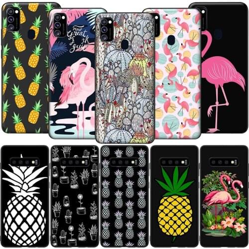 GX175 Pineapple Flamingos Cactus Case for Samsung A10S A20S A40S A50S A70S A51 A71 A81 A91 M11 M30S M31S M21 M51 A02S A42