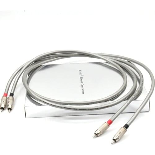 Hifi Audio note Reference ISIS rca audio line cable Silver plated 99.9999% RCA interconnects with box