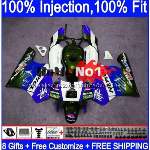 Injection For HONDA NSR250R MC21 PGM3 blue glossy 1990 1991 1992 1993 132MC.229 NSR250 NSR 250 R RR NSR 250R 90 91 92 93 Fairing