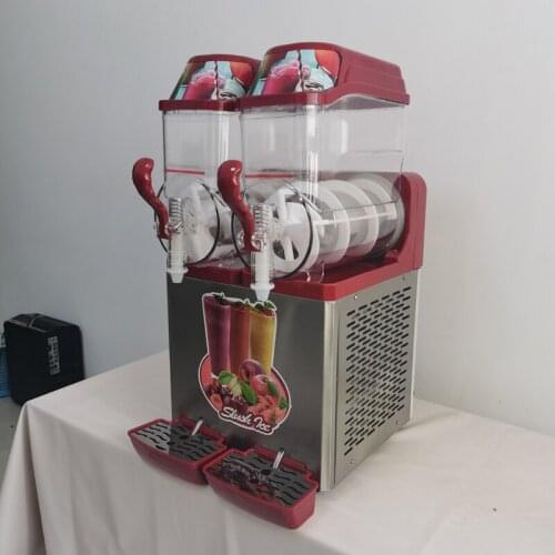 Commercial 3 Cylinder Ice Slush Machine Snow Melting Machine Cold Drink Dispenser Smoothies Granita Machine